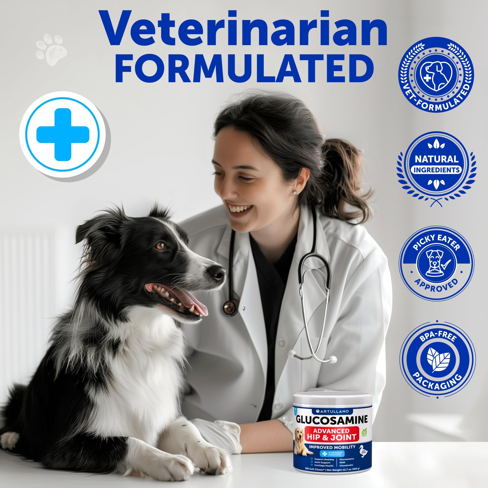 Artullano product label display emphasizing natural ingredients and no artificial additives.