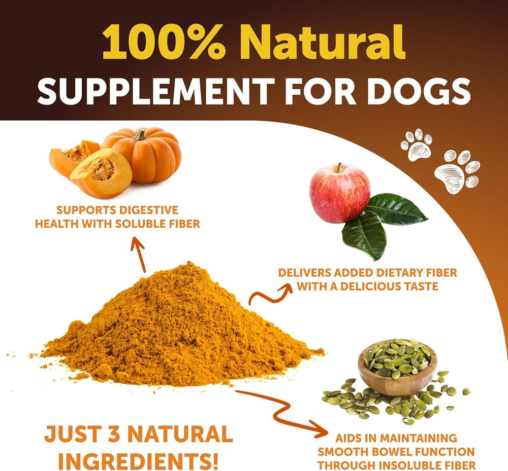 Artullano pumpkin powder close-up with pumpkin, seeds, and apple