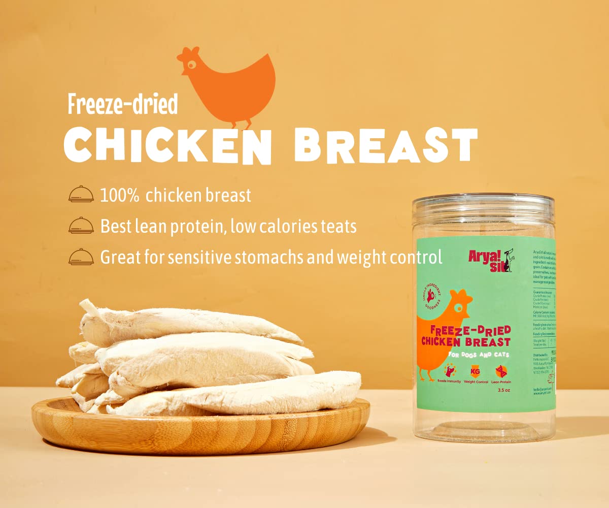 Arya Sit! chicken breast treat crumble use for meals or training.