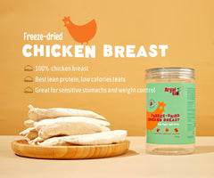 Arya Sit! chicken breast treat crumble use for meals or training.