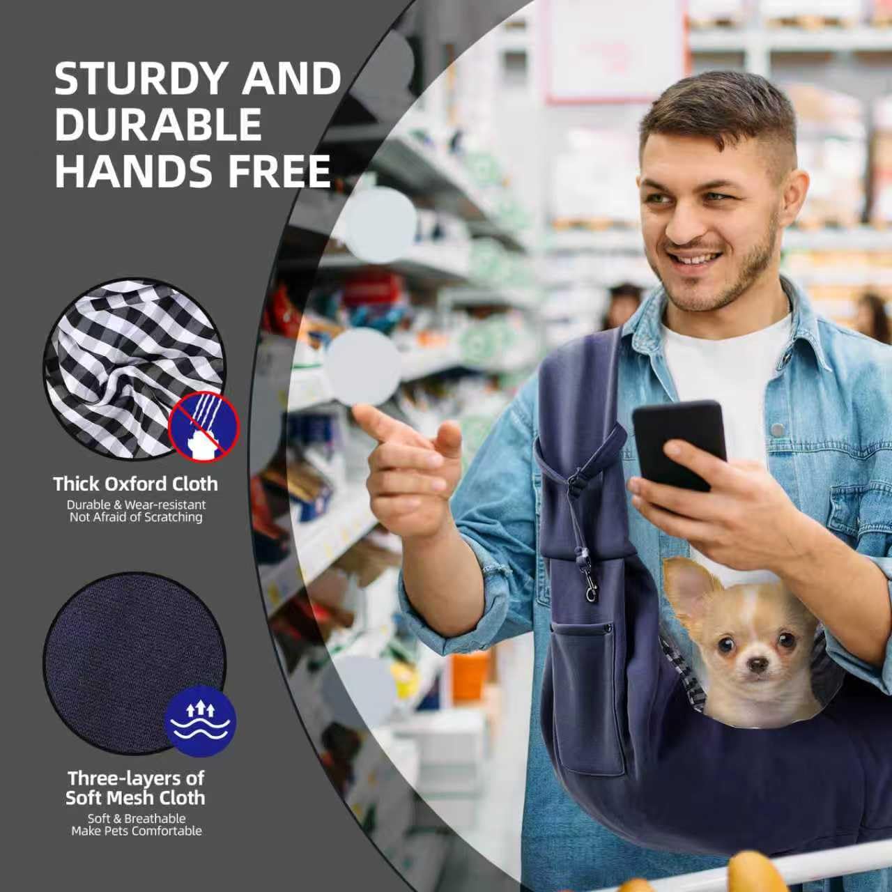 ARZQUT sling that is machine washable for easy cleaning