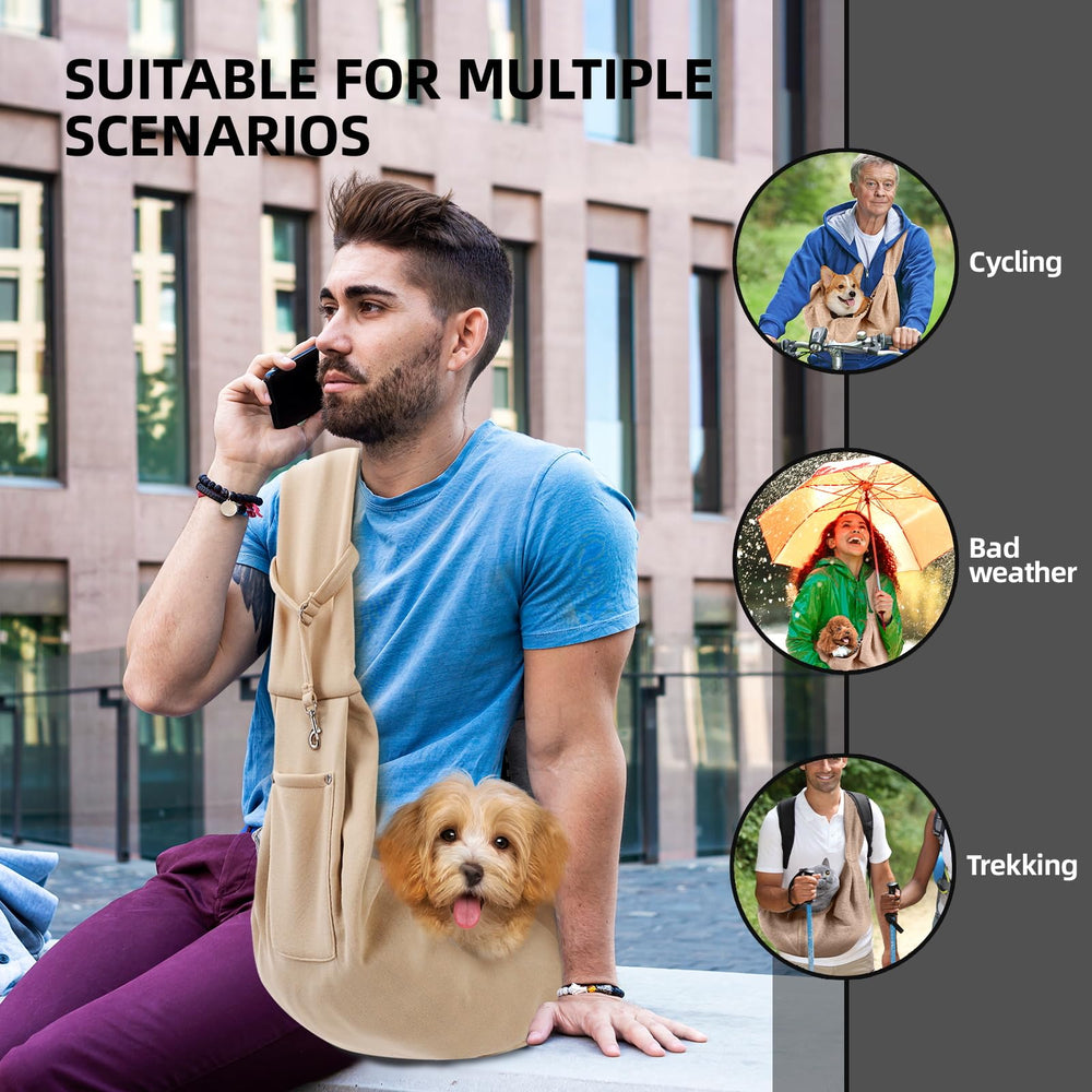 ARZQUT reversible design puppy purse showing versatility
