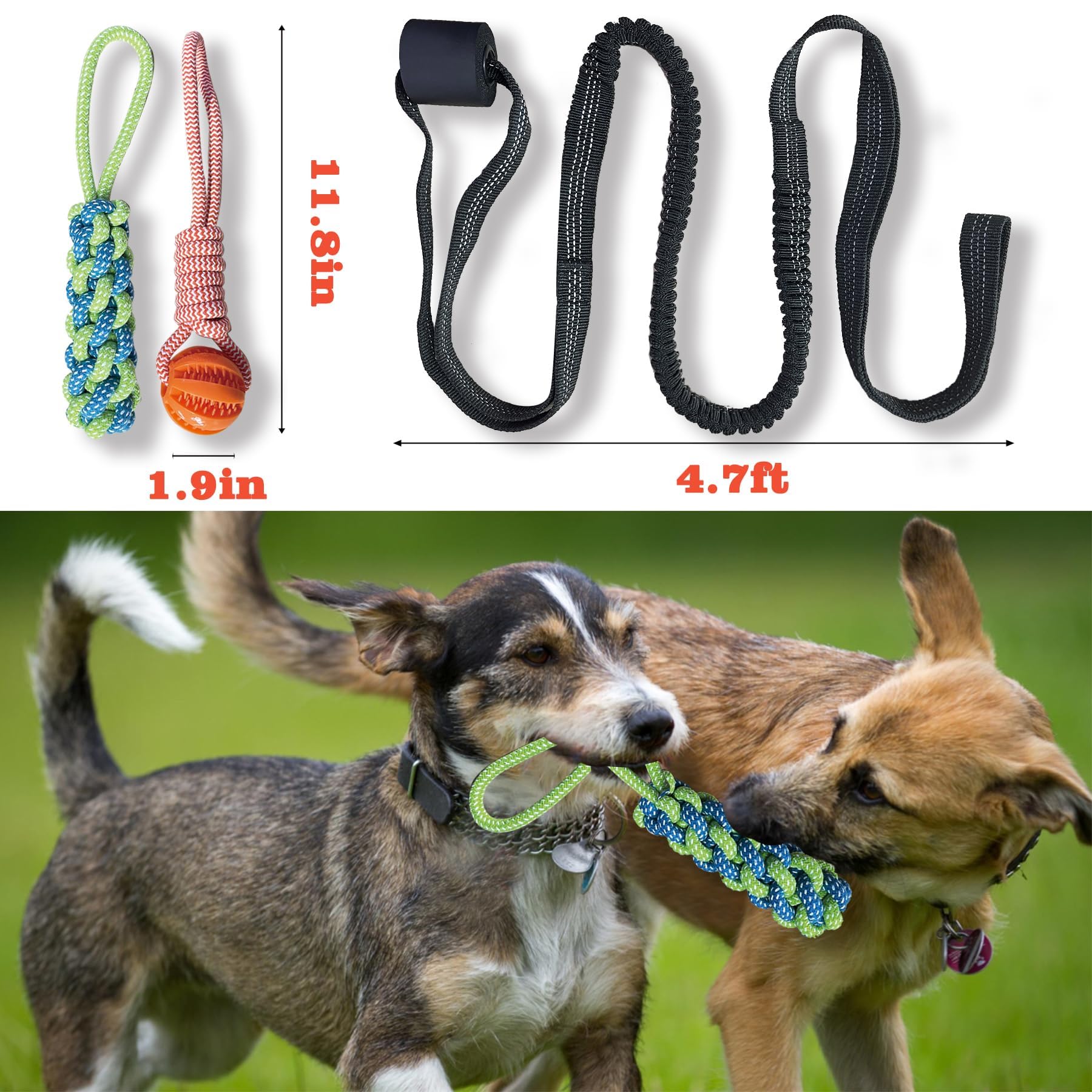 ASDICOXB teething cotton rope in blue supports chewing sessions