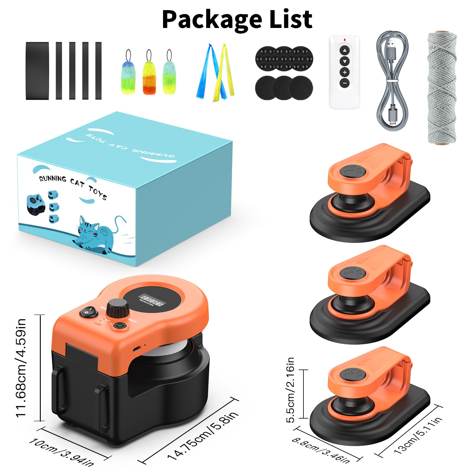 AsFrost ABS-safe cat toy body providing durability with smooth surfaces.