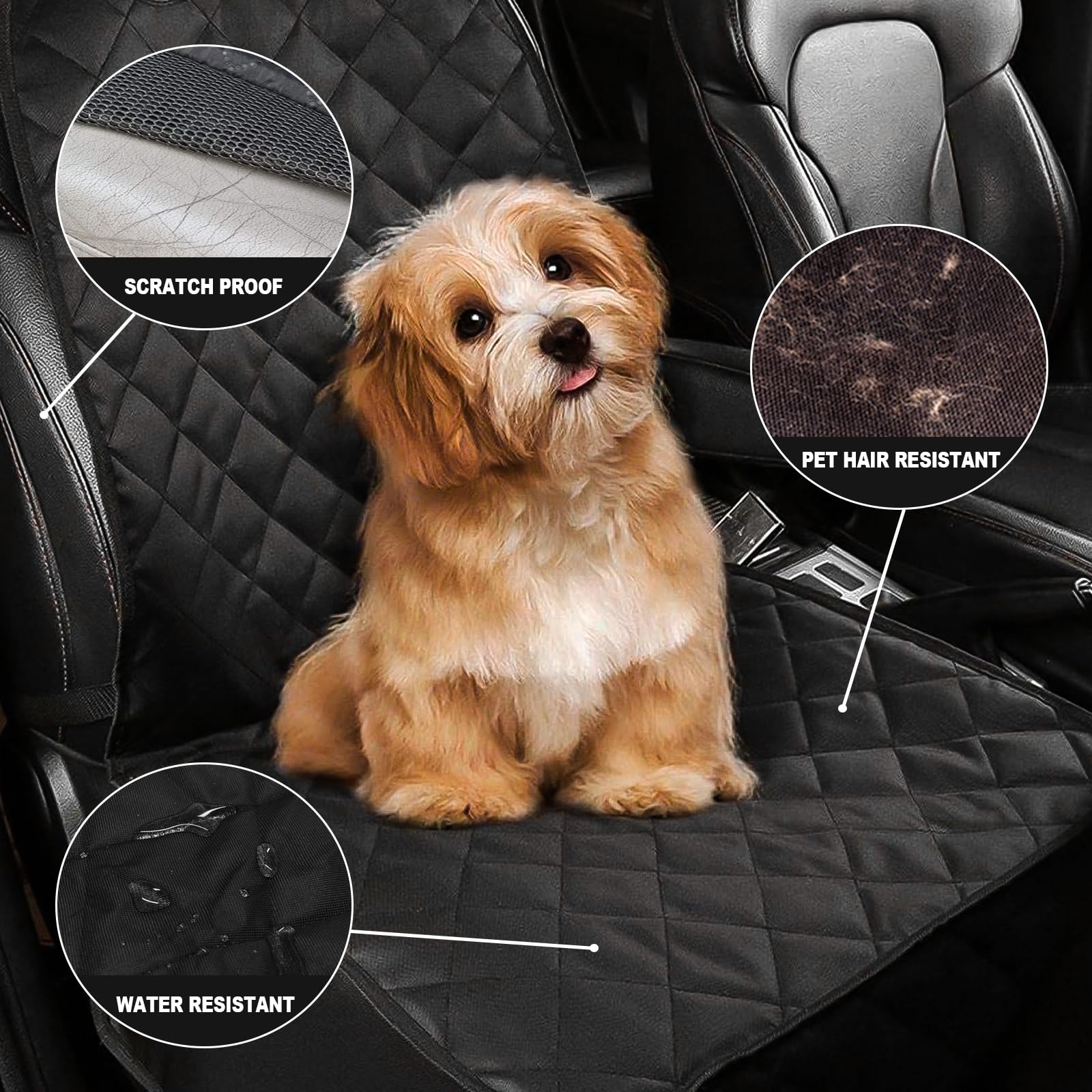 AsFrost dog seat cover 2-pack for multi-vehicle protection