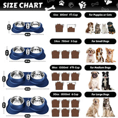 AsFrost large 27oz bowls suitable for small to medium dogs