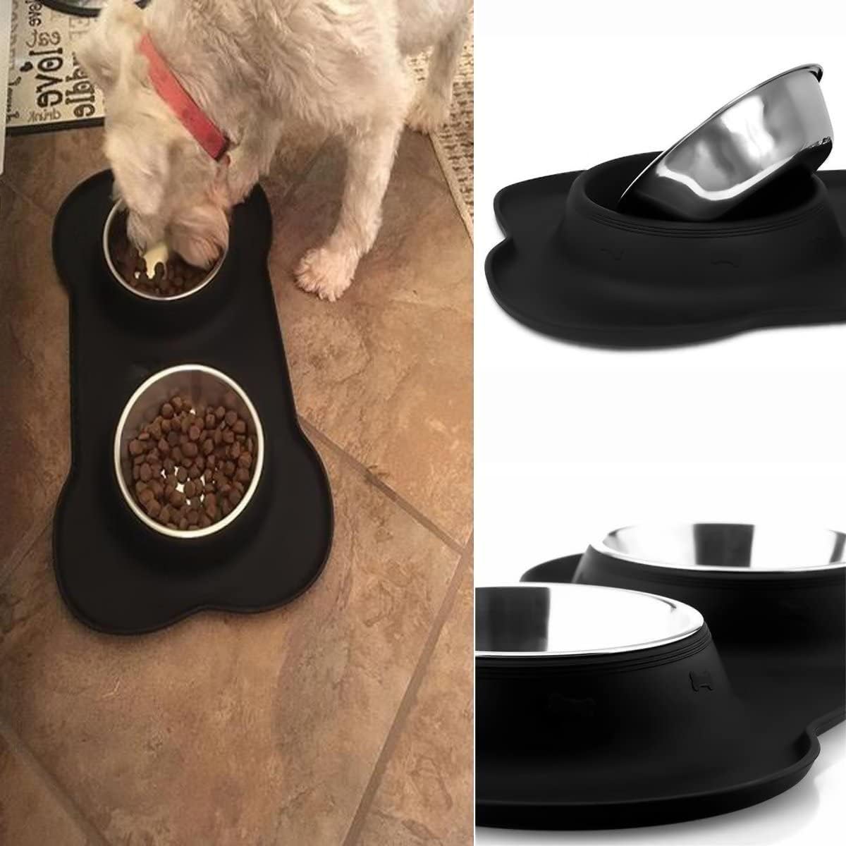 AsFrost medium 3-cup bowls ideal for mid-size pets
