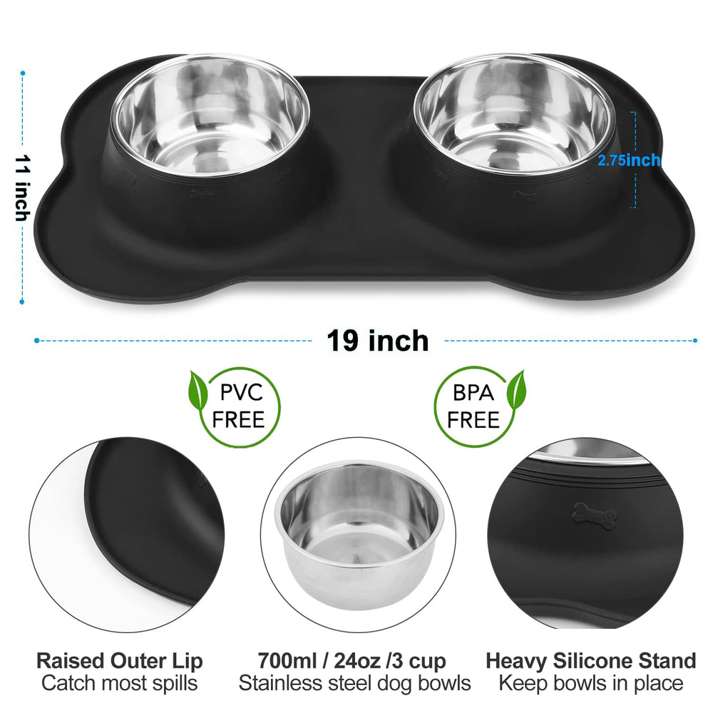 AsFrost no-spill silicone mat keeps bowls in place during meals
