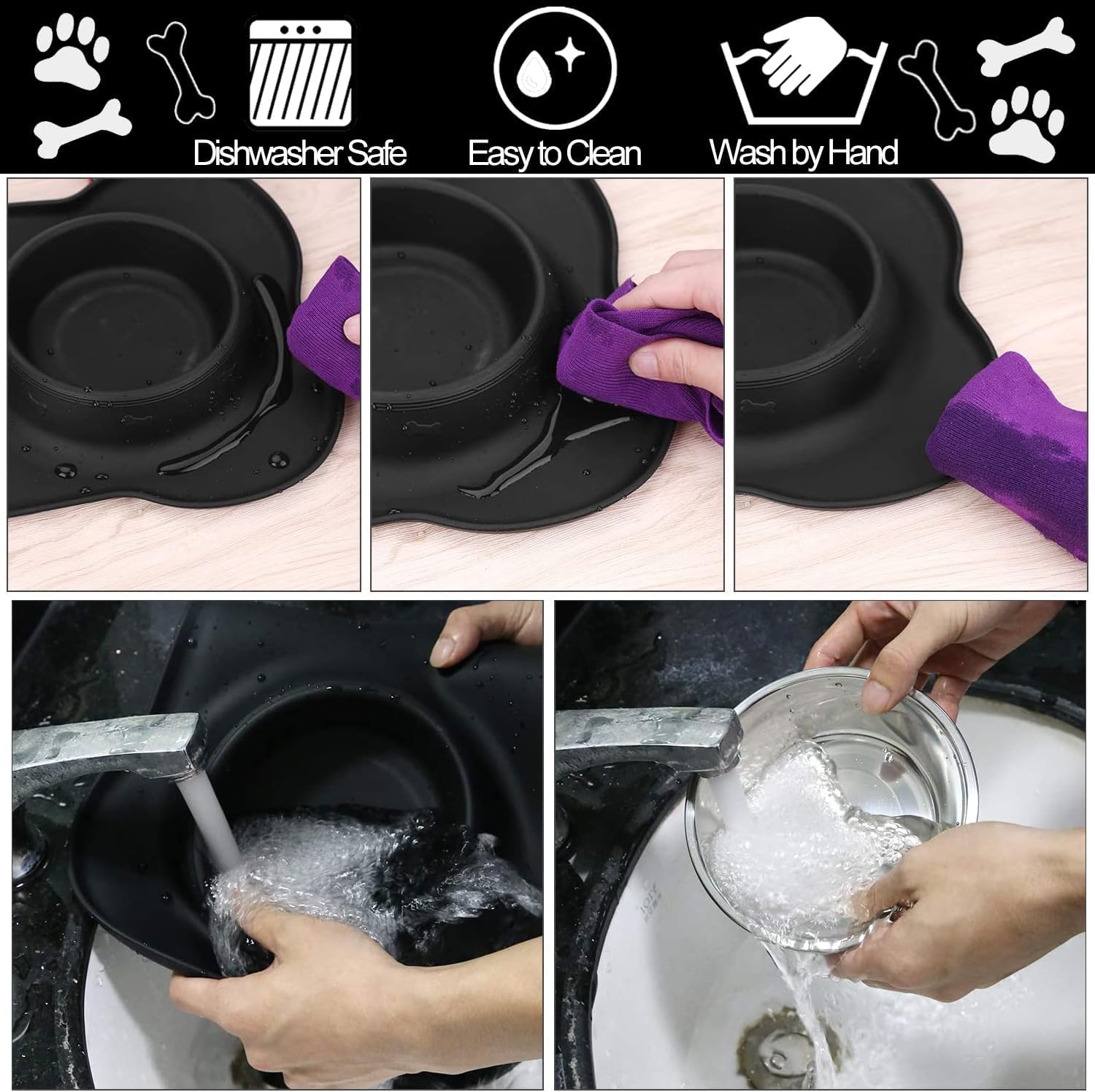 AsFrost non-slip base keeps bowls steady during feeding