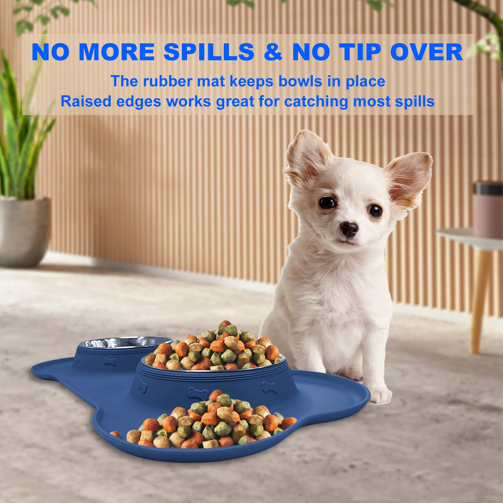 AsFrost rust-resistant stainless steel bowls are easy to clean
