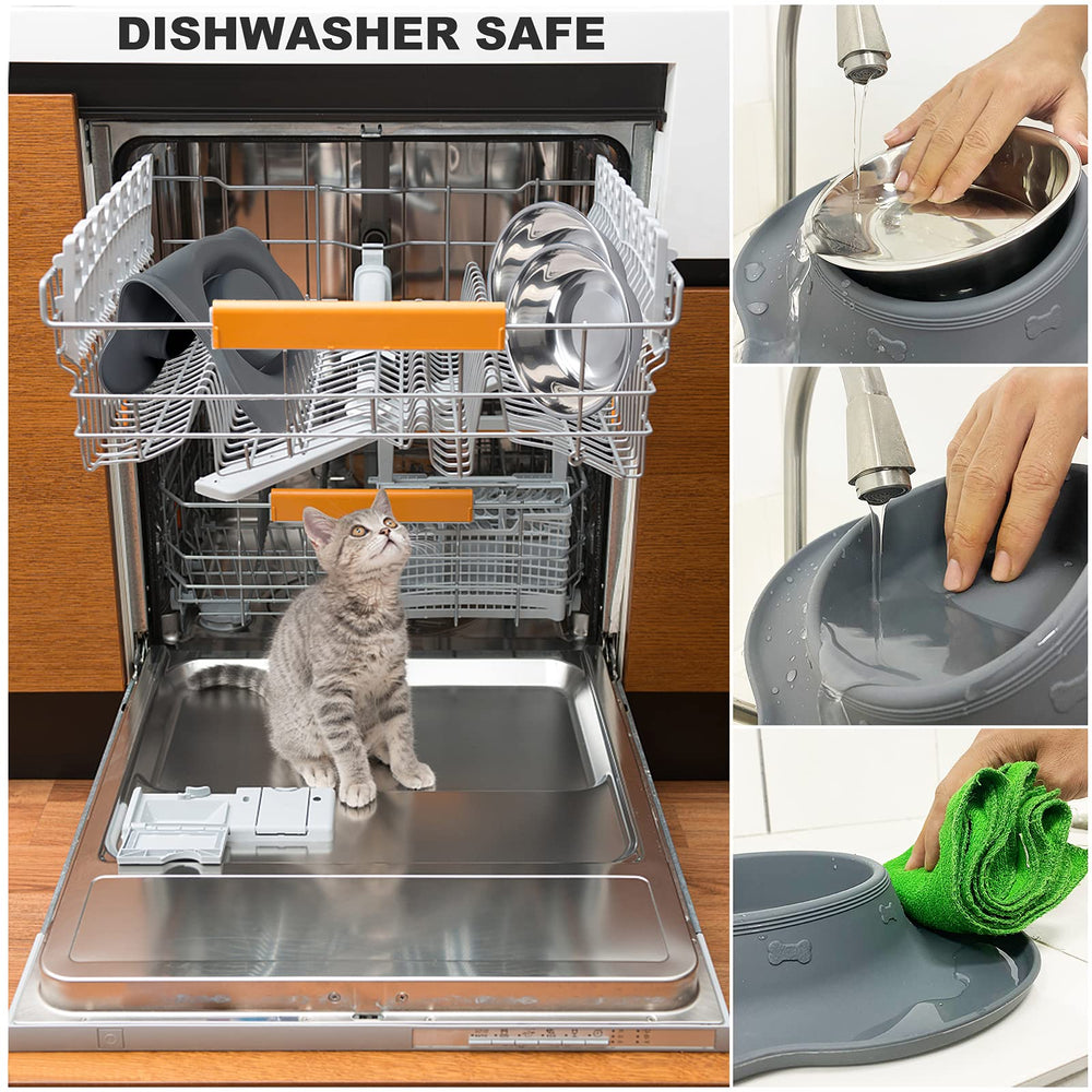 AsFrost two-bowl set suitable for small to large pets