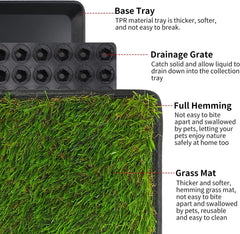 ASKIZ 20 drainage holes emphasize fast urine drainage and odor control.