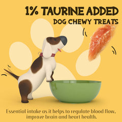 ASMPET chicken jerky dental chew aids oral hygiene during play