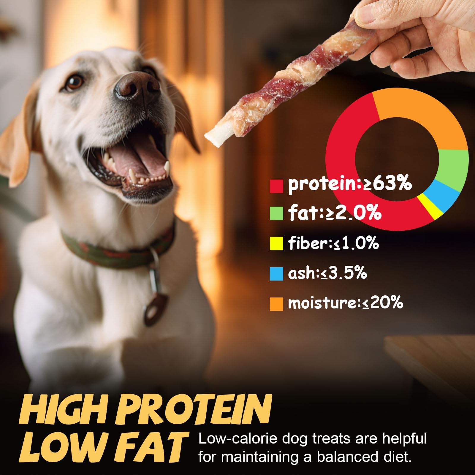 ASMPET 5-inch sticks provide durable chew time for dogs of all sizes.