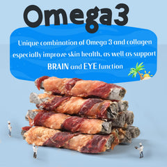 ASMPET packaging image highlights resealable pouch for travel and treats
