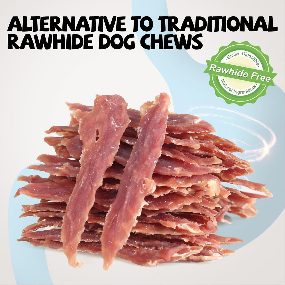ASMPET duck jerky treats bite-sized pieces ideal for training rewards