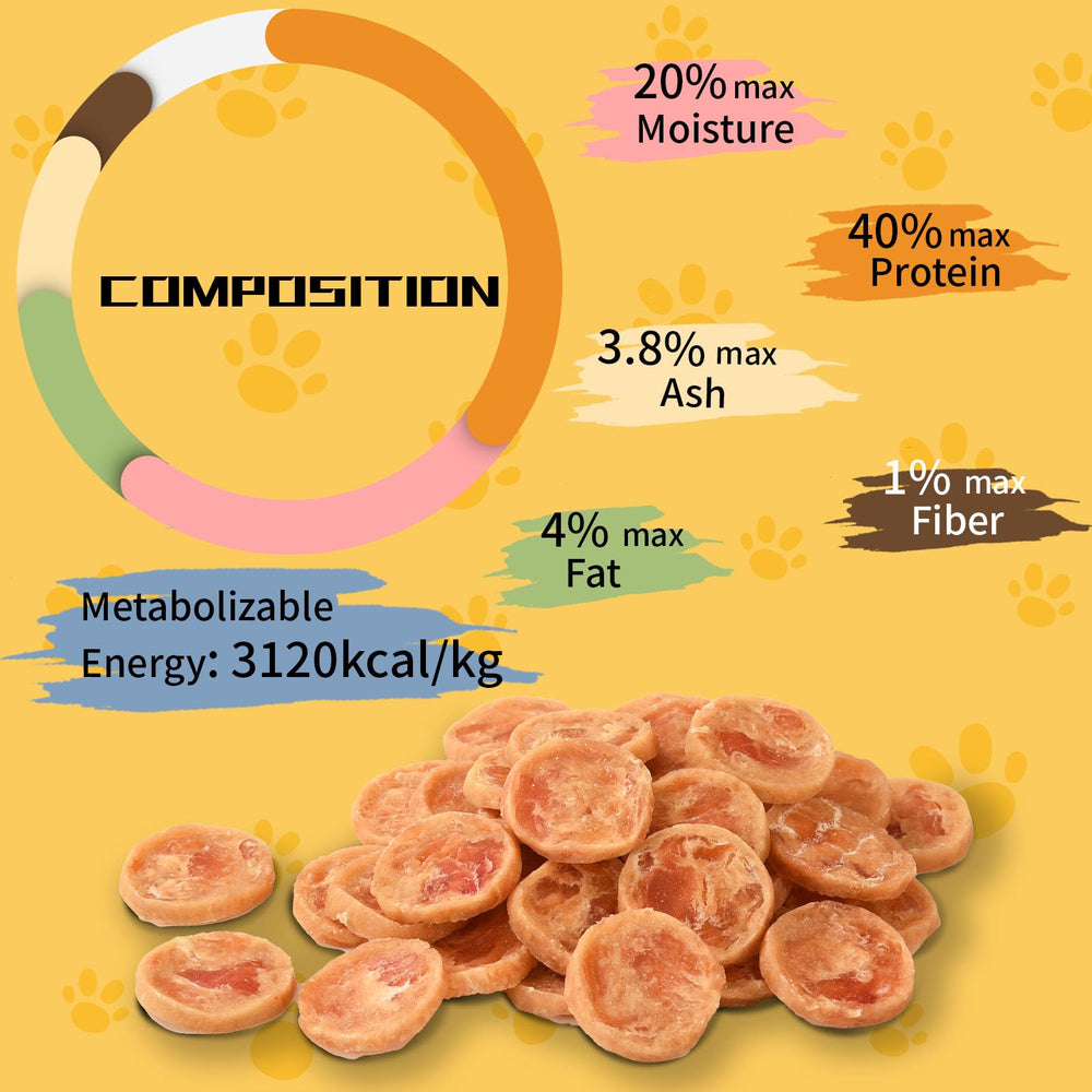 ASMPET grain-free dog treats for gentle digestion and stomach comfort.