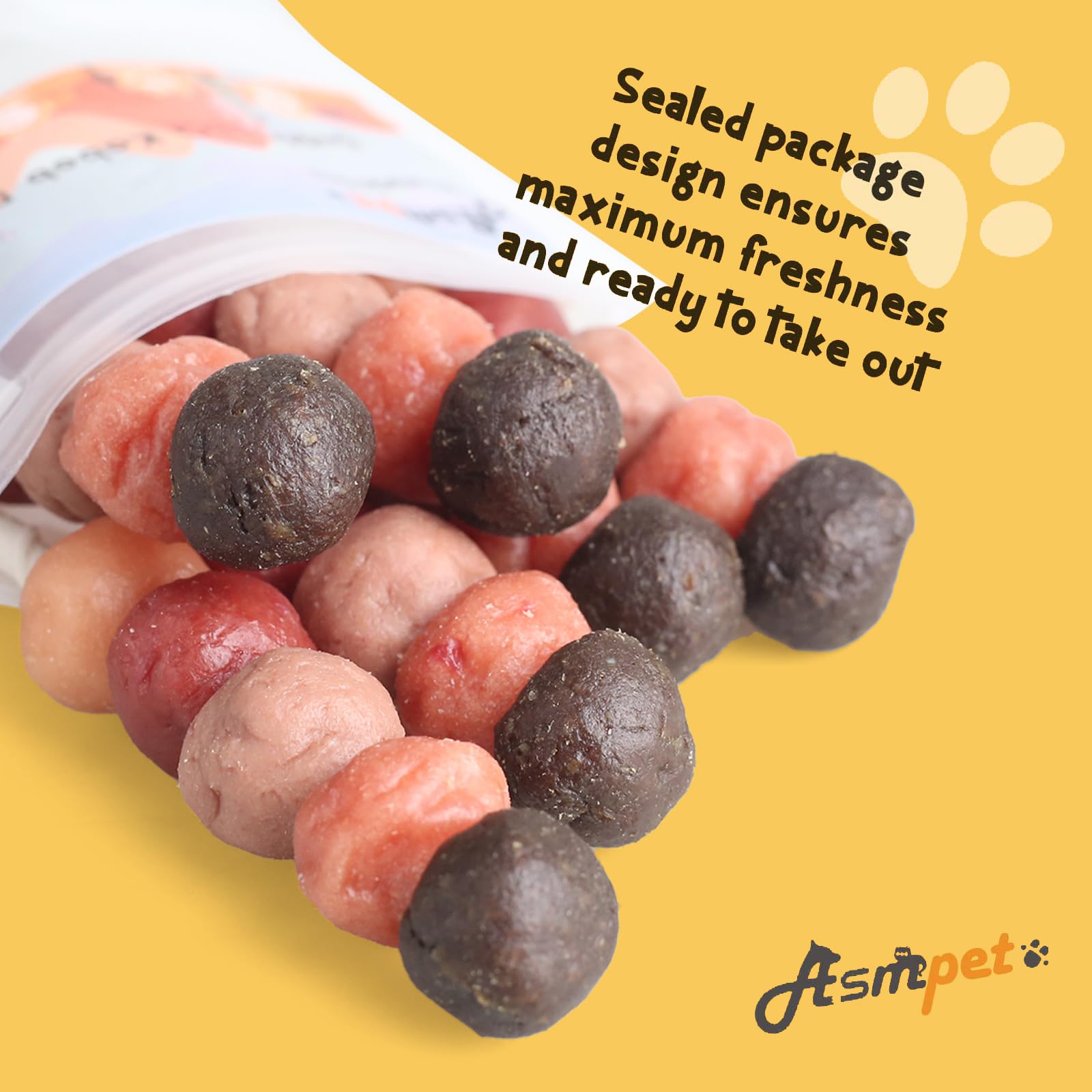 ASMPET kabobs slow-chew option for engaged play.
