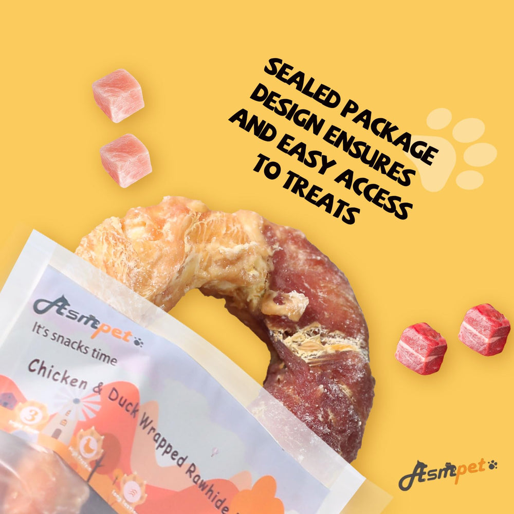 ASMPET Protein-rich, grain-free treats texture close-up for training rewards