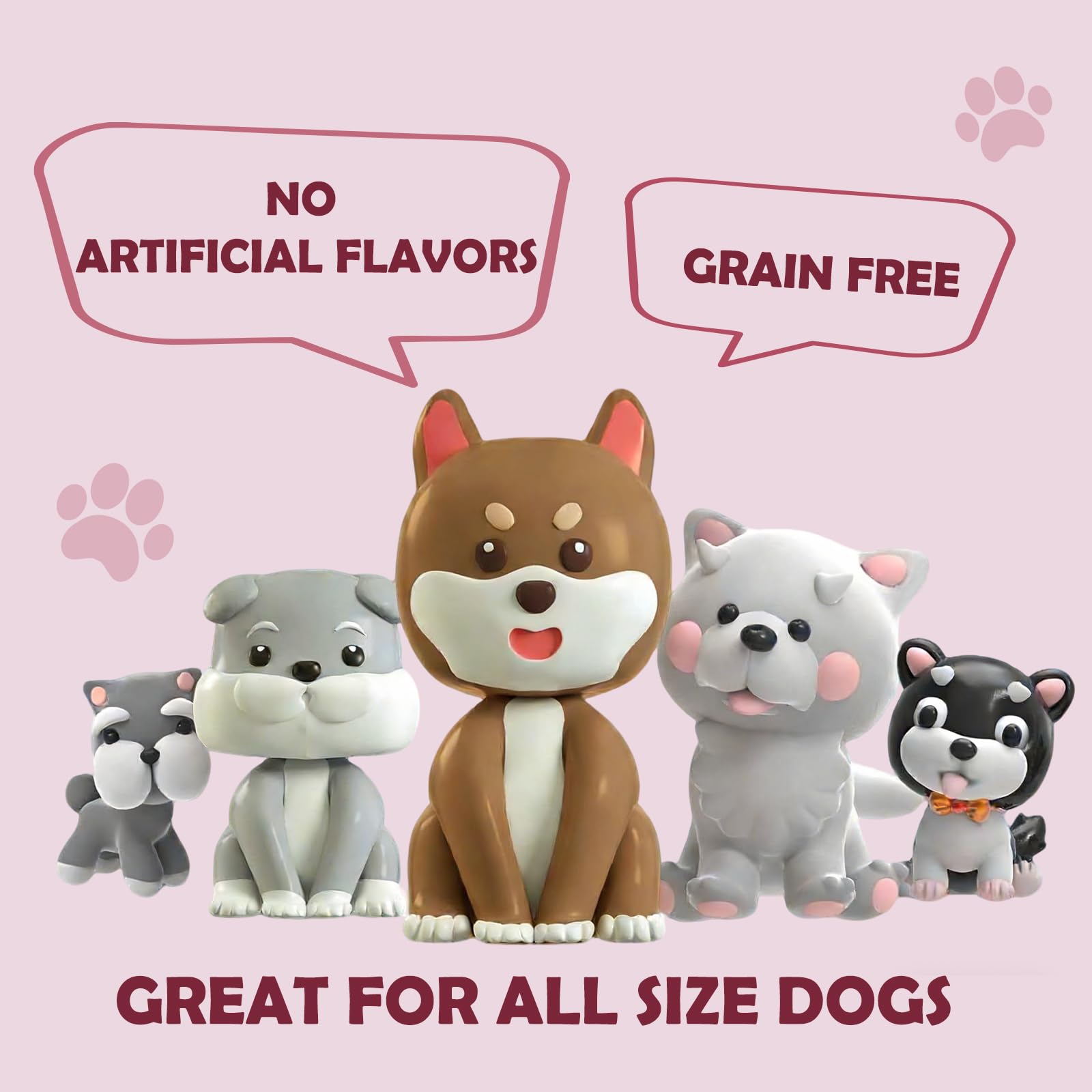 ASMPET warning note for puppies under 3 months and safety guidance.