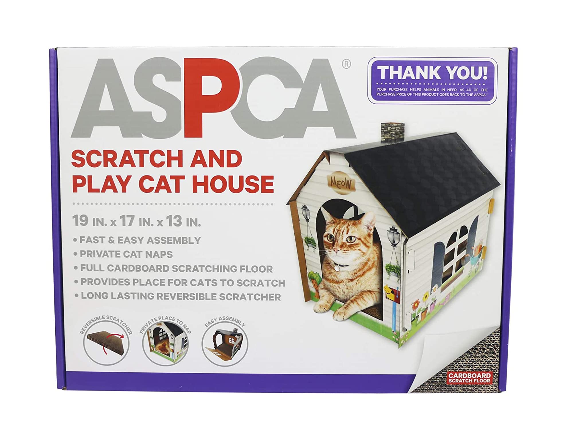 ASPCA easy-to-assemble product with all parts included.