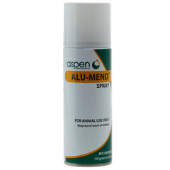Aspen Alu-Mend spray-on bandage provides breathable, water-resistant wound protection.
