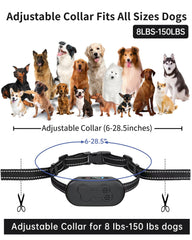 Asrcs IPX7 waterproof dog collar for all-weather training.