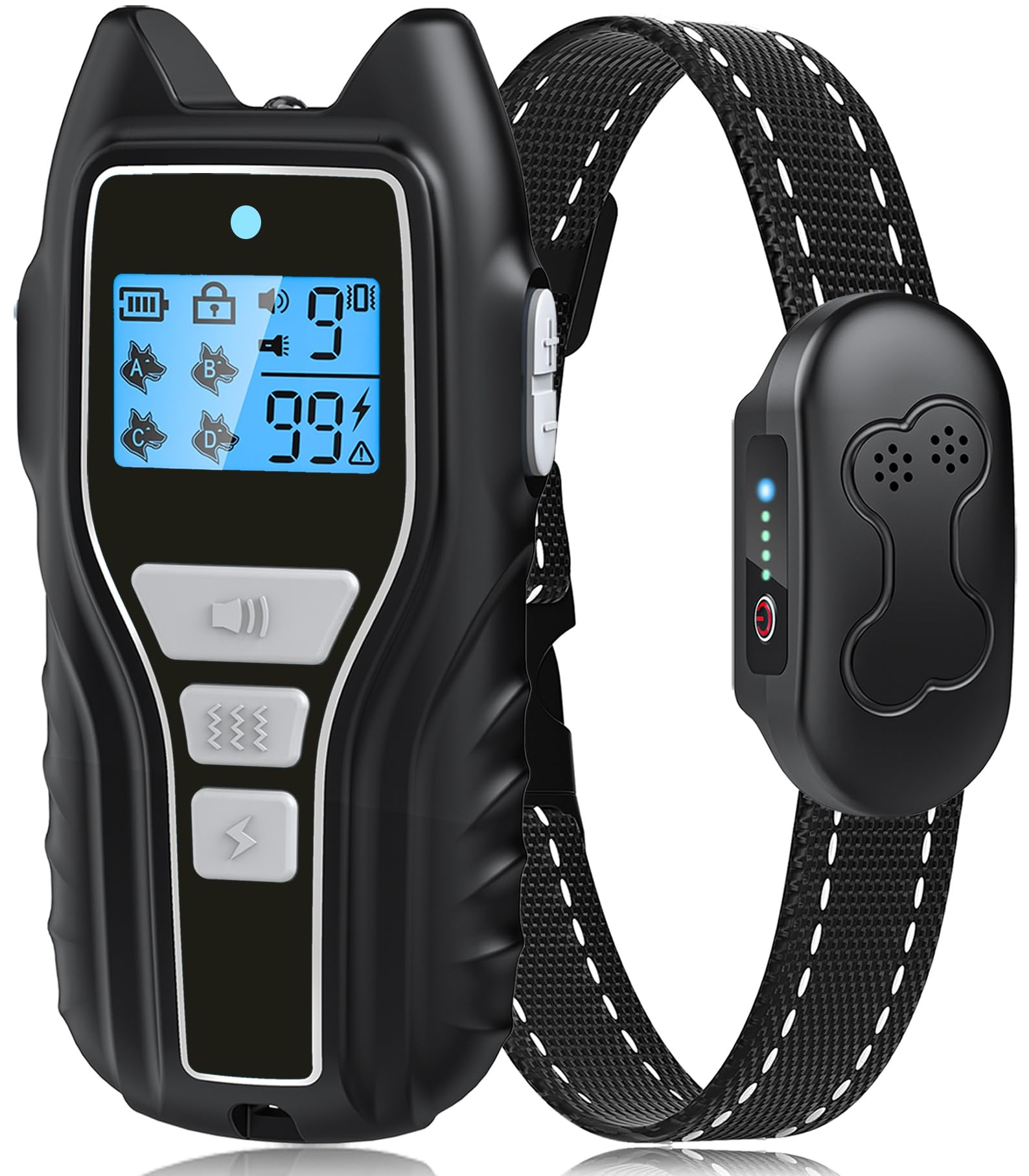 Asrcs dog training collar remote for precise command cues during daily training.