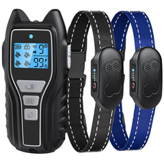 Asrcs shock collar remote in silver for precise training up to 2000 ft.