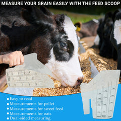 Durable food-grade plastic construction for safe daily feeding.