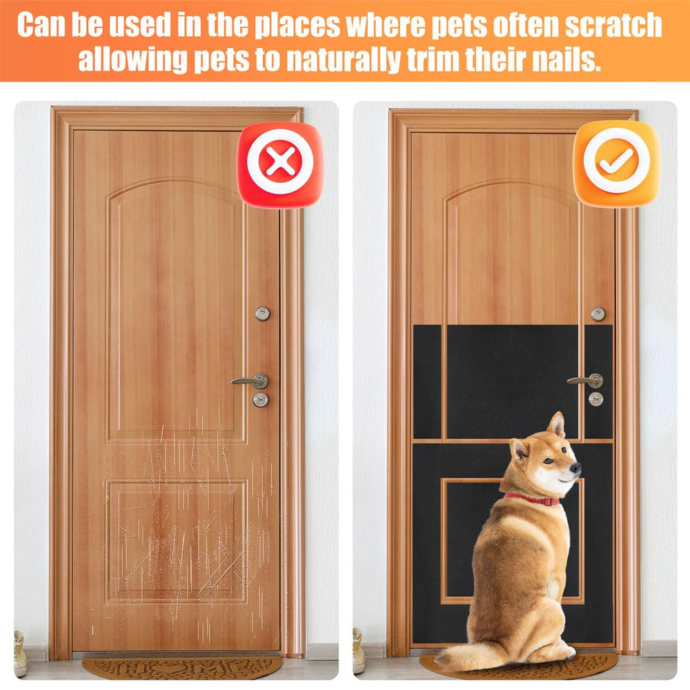 Astfys cat litter tray scratch zone adhesive creates a safe scratch area.