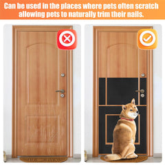 Astfys cat litter tray scratch zone adhesive creates a safe scratch area.