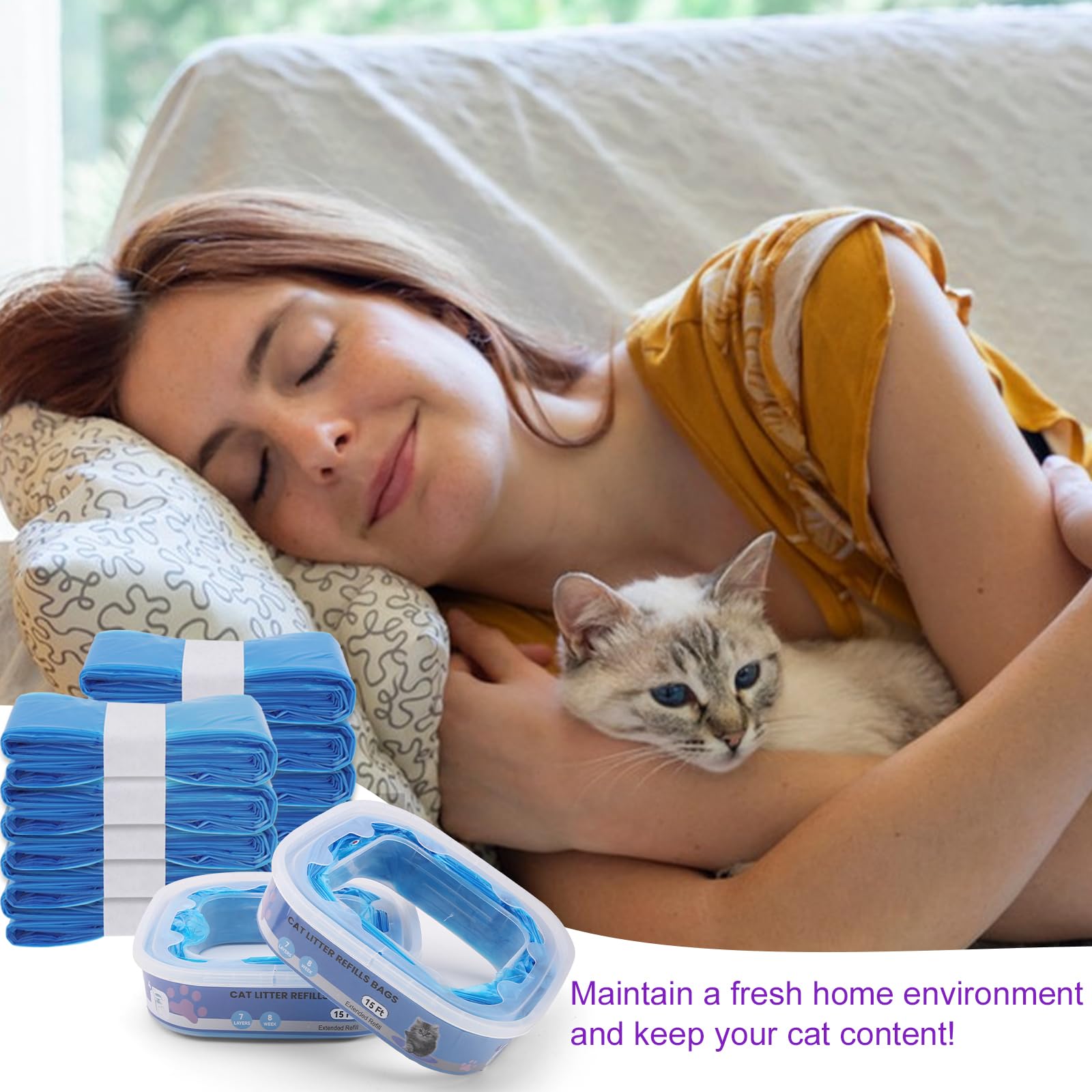 Astrallgn versatile blue refill bags for indoor and outdoor use