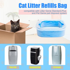 Astrallgn easy-installation cat litter refill simplifies replacement steps.