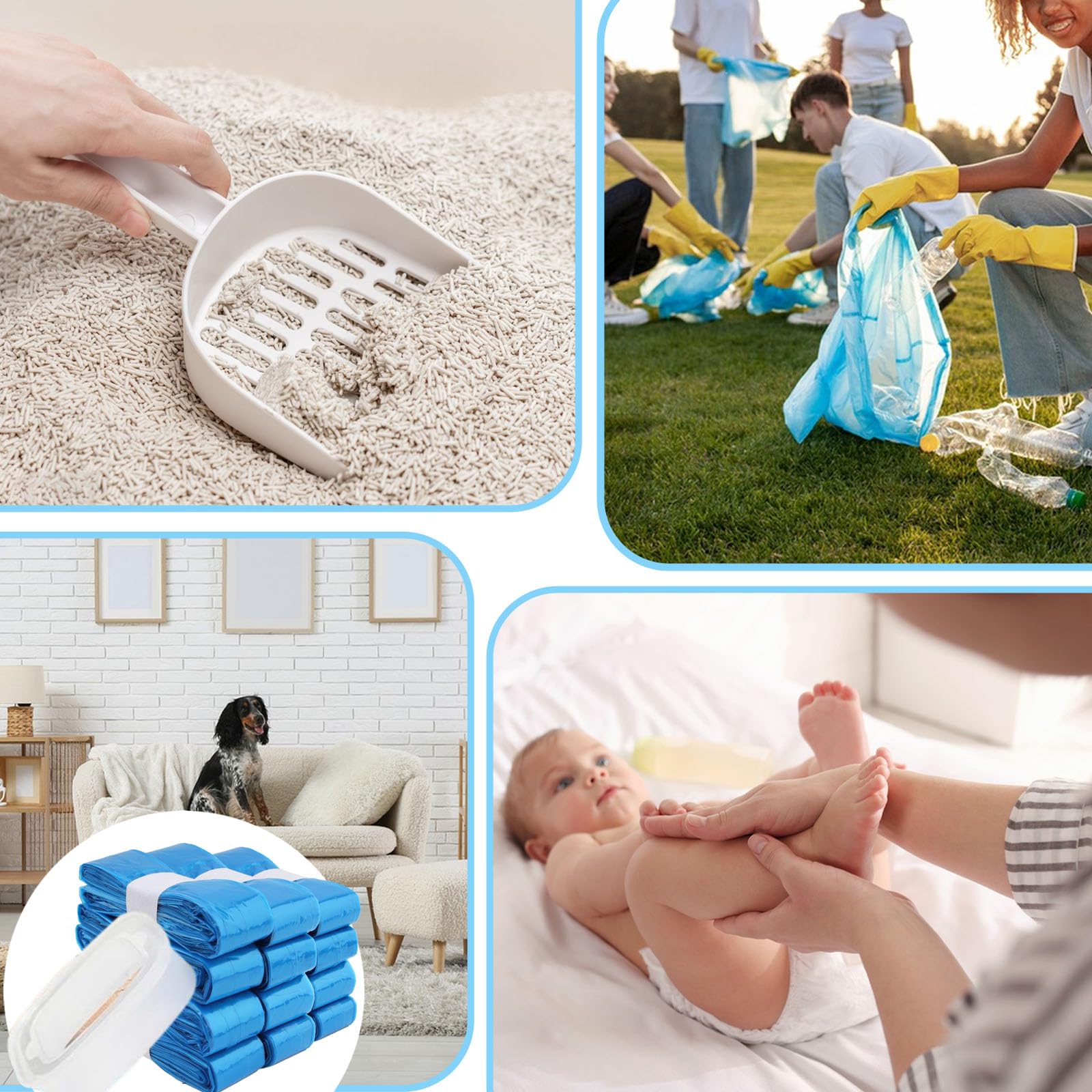 Astrallgn indoor-outdoor use refill fits many spaces.