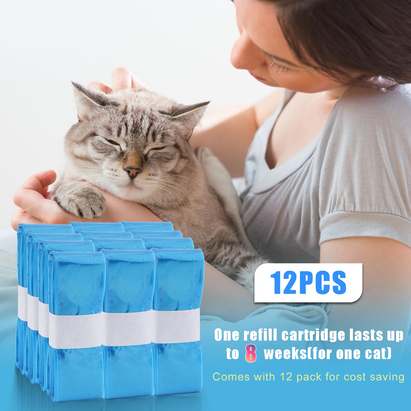 Astrallgn odor-control 7-layer barrier keeps litter odors contained for weeks.