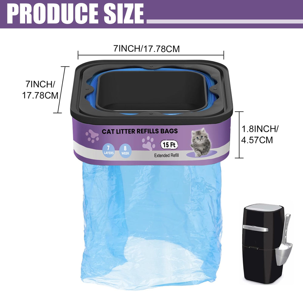 Astrallgn seven-layer odor-control liner locks odors for up to two weeks.