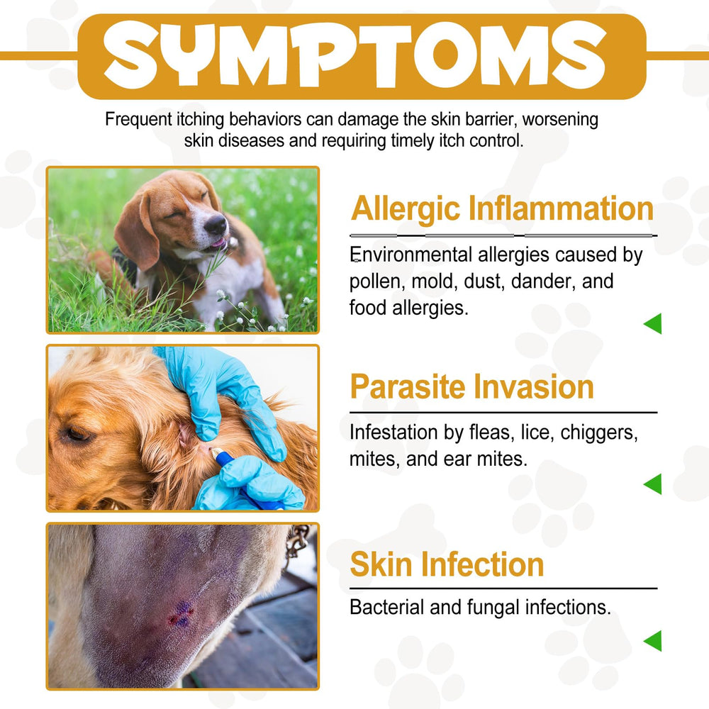 ASUSXCLI Allergy Relief Drops immunity boost for dogs and daily wellness