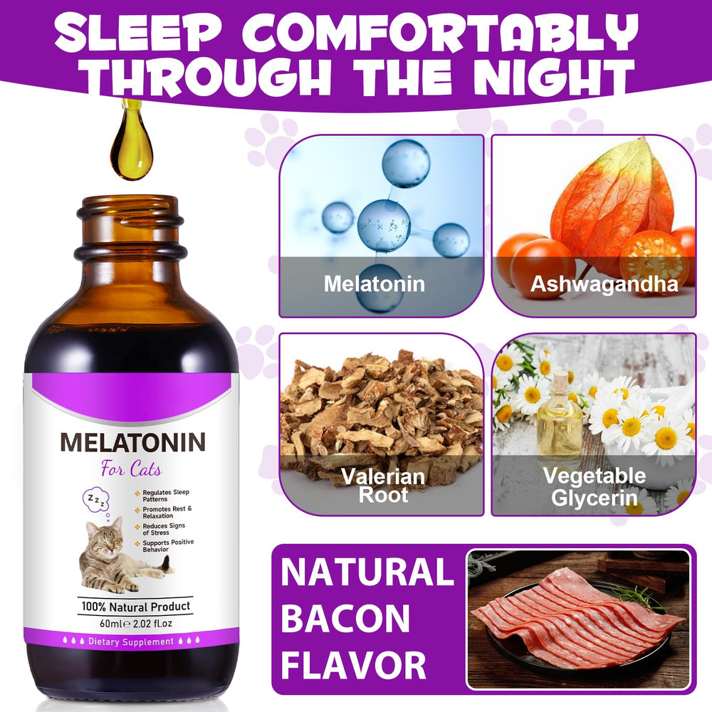 asusxcli cat sleep aid tincture drops suggest gentle nighttime rest.