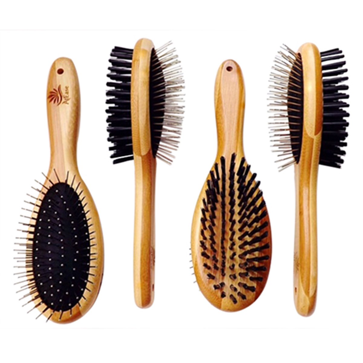 AtEase Accents deshedding tool helps reduce loose fur during brushing.