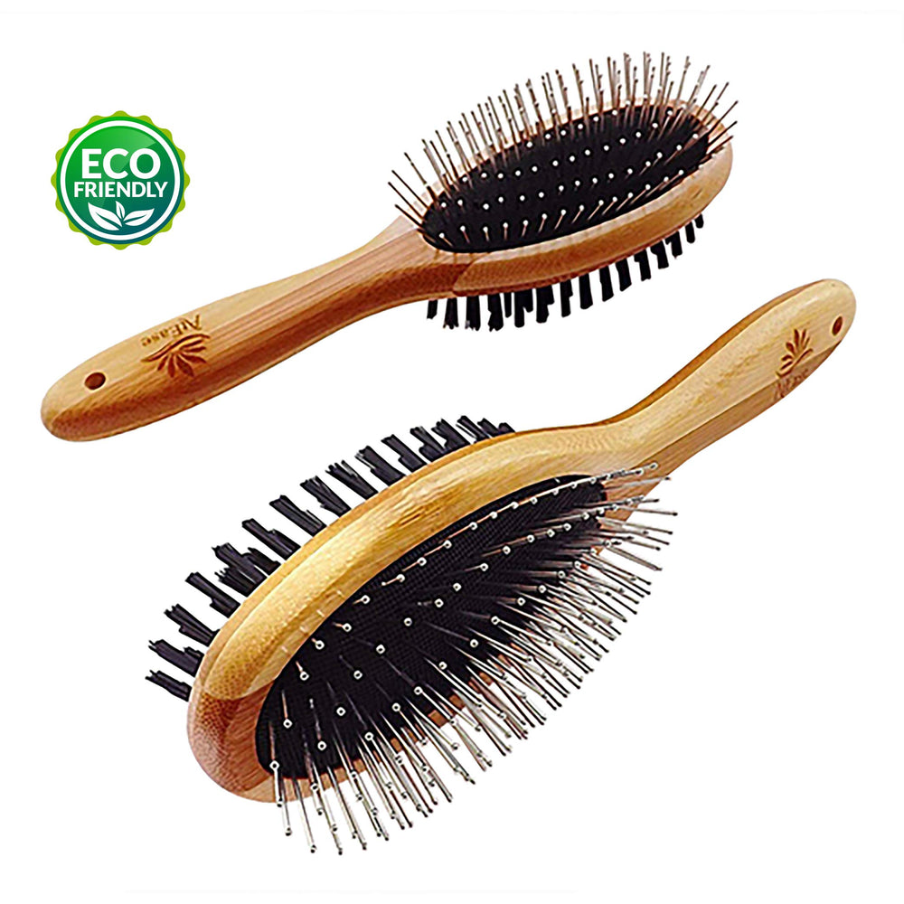 AtEase Accents ergonomic wooden handle supports steady, comfortable grooming.