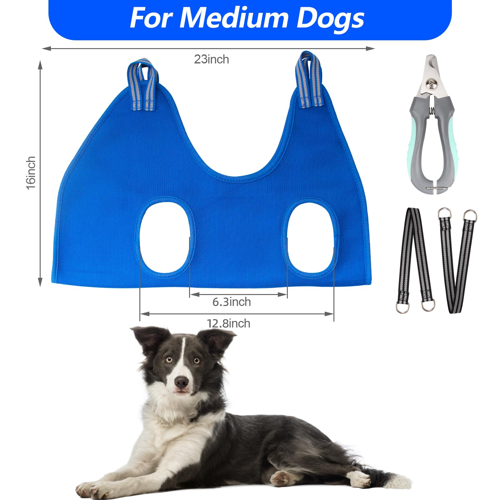ATESON hammock setup calms pets during nail trimming