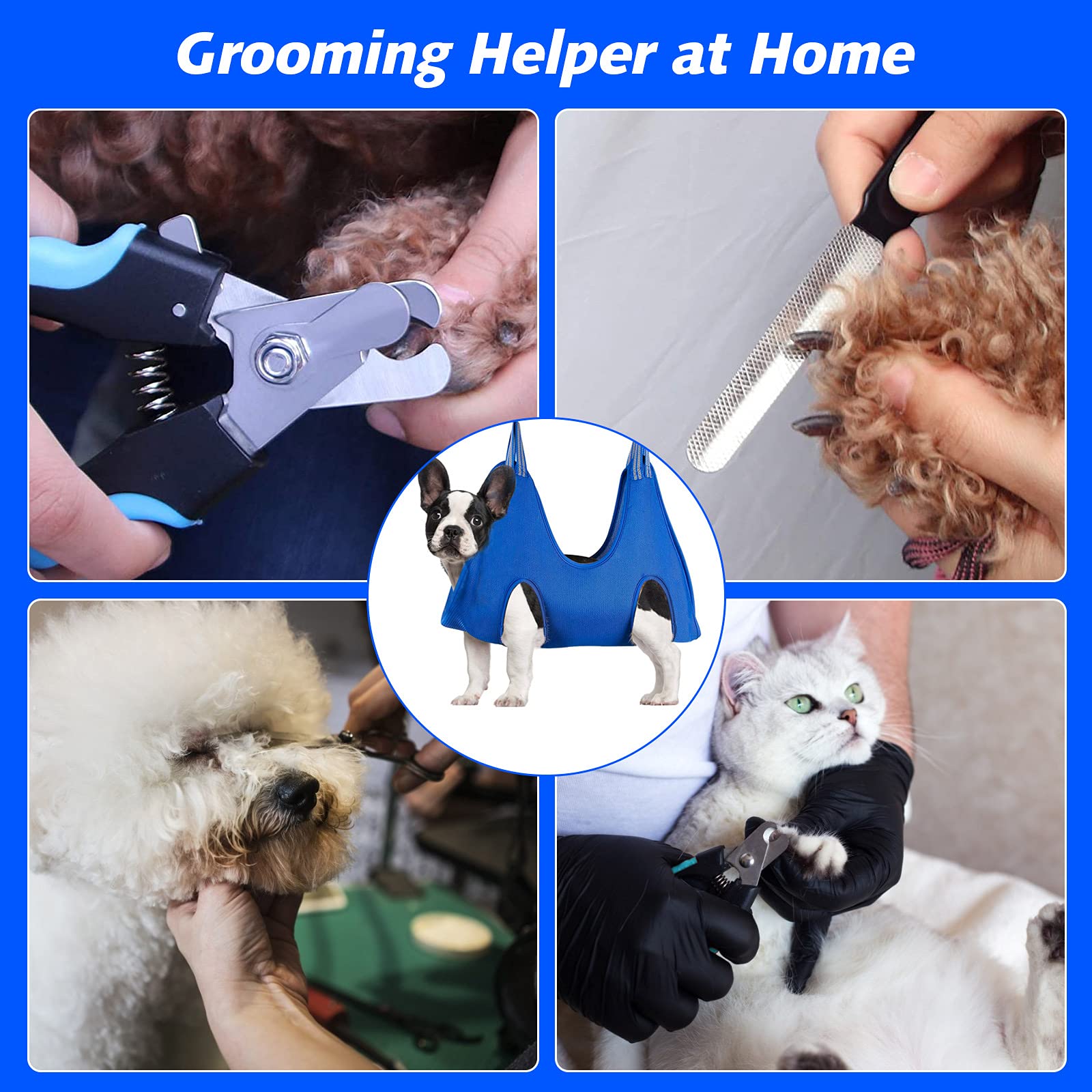 ATESON home grooming sling used for convenient at-home grooming routines.