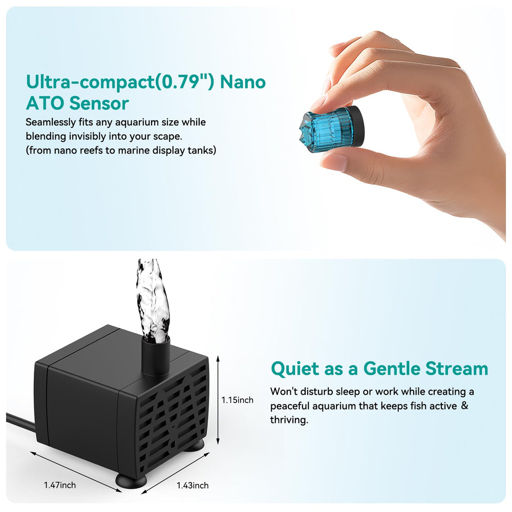 ATET dual anti-overflow feature protects aquatic life and equipment