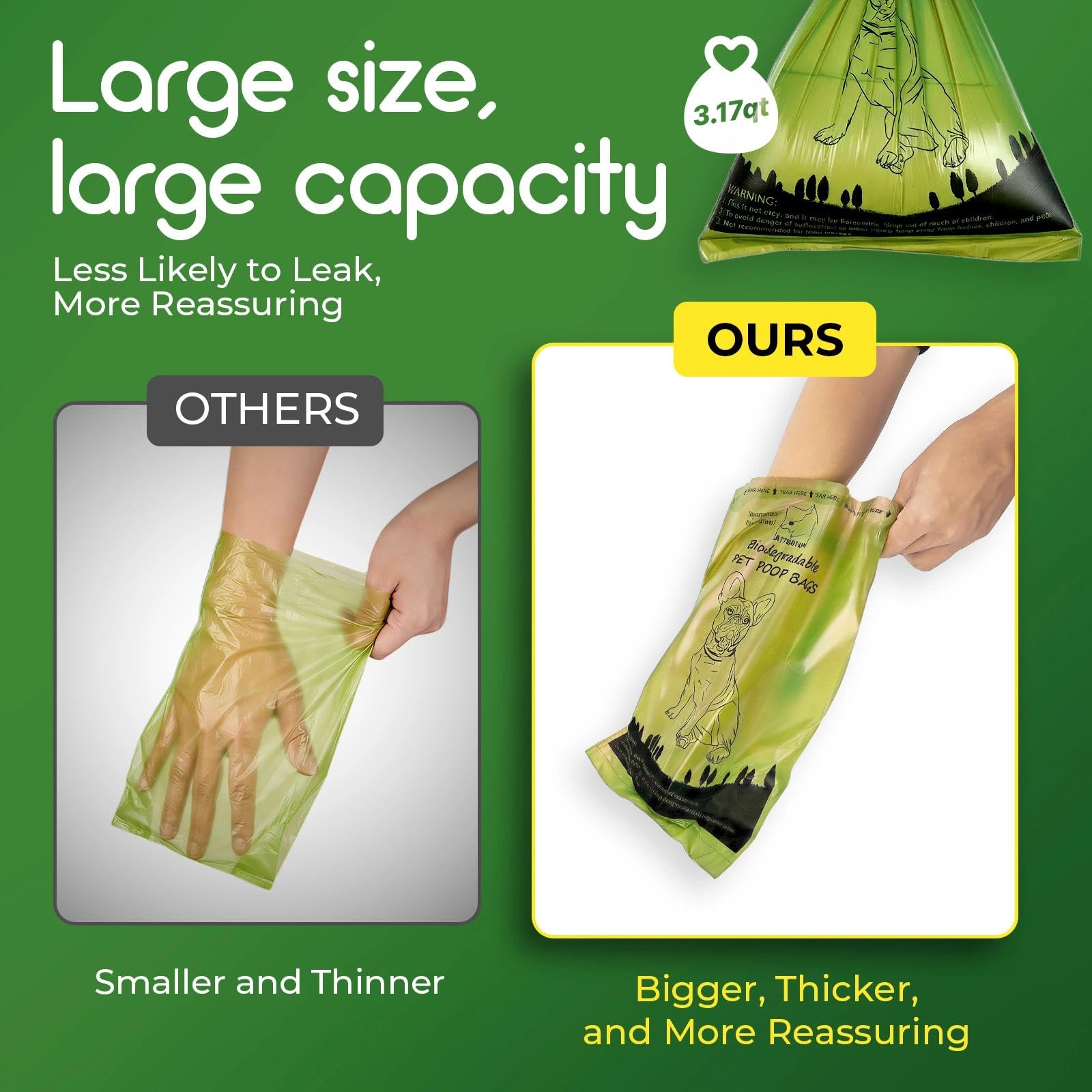 ATIFBOP easy tear-off design for quick cleanup