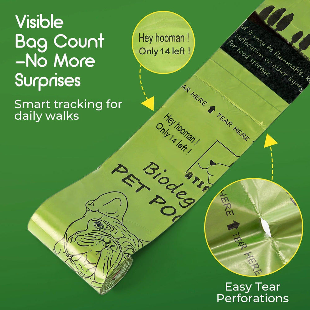 ATIFBOP leak-proof bags handle yard messes and litter