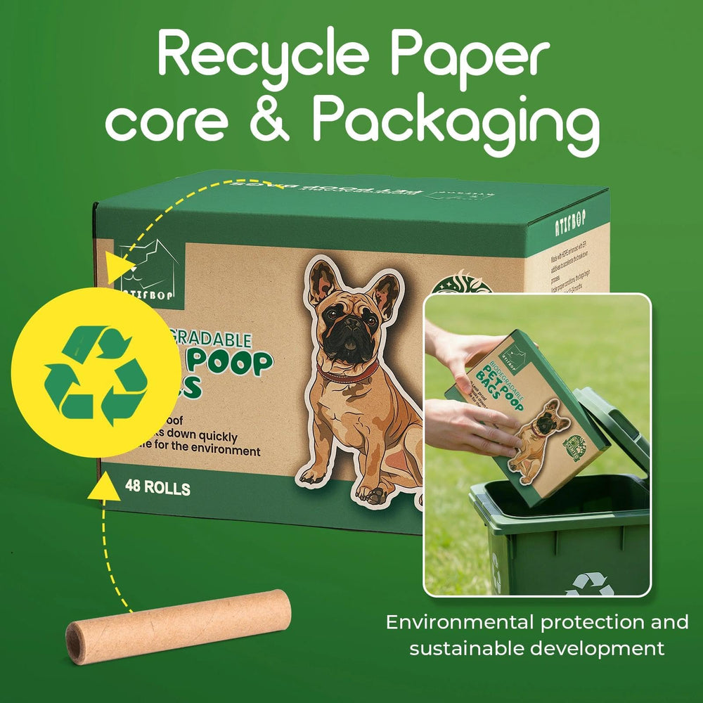 ATIFBOP recyclable packaging and cores support eco-friendly routines