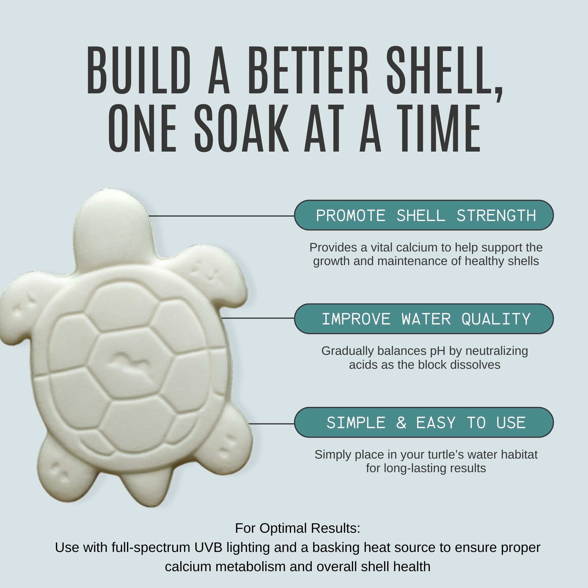 Atlantic Rush calcium block helps maintain tank balance with low-maintenance use.