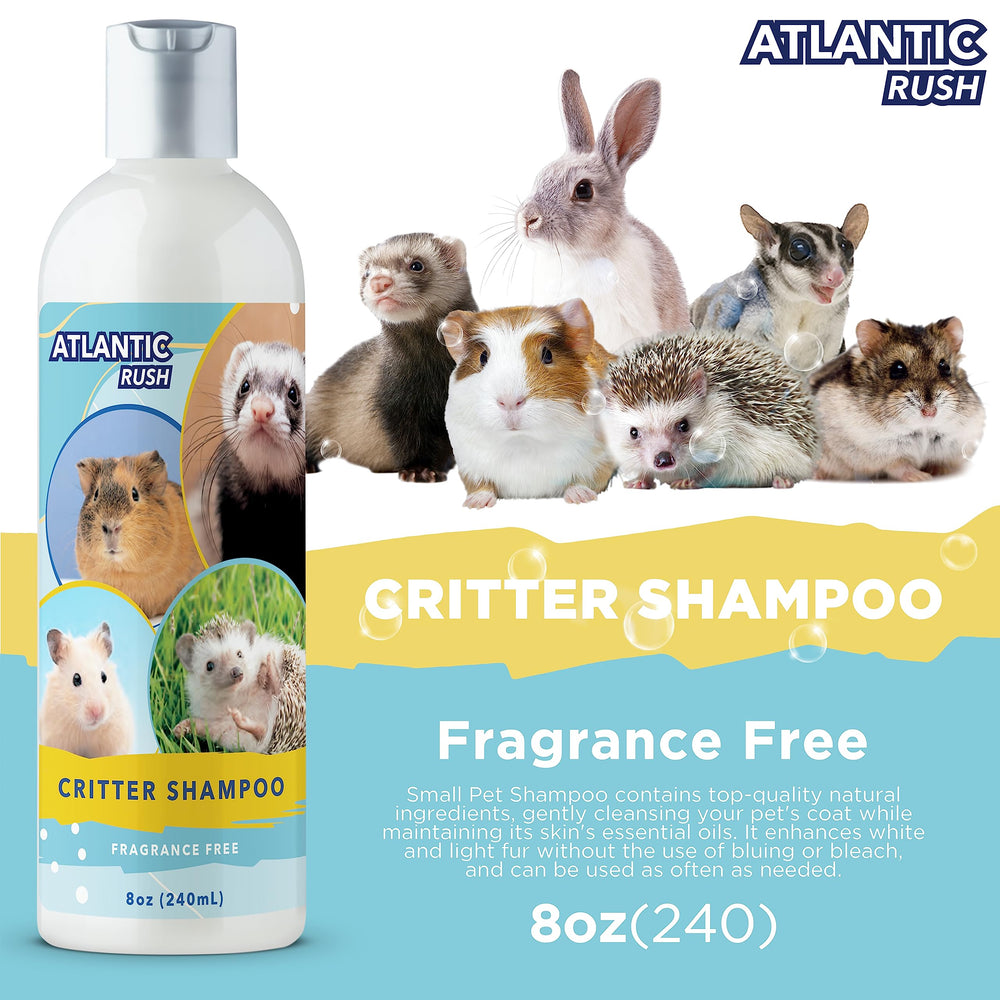 Foam from Atlantic Rush Critter Shampoo demonstrates easy lather and quick rinse.