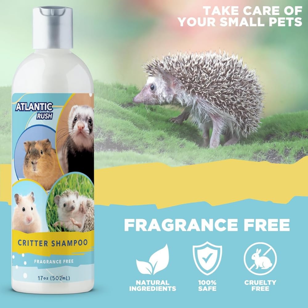 Atlantic Rush Critter Shampoo ingredients and pH balanced formula.